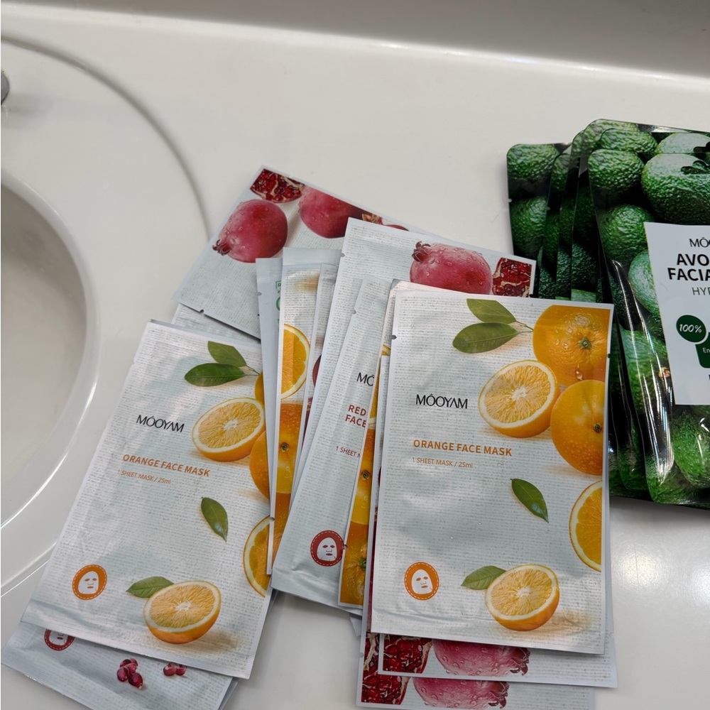 25pce Face Mask - Refreshing Citrus Skincare